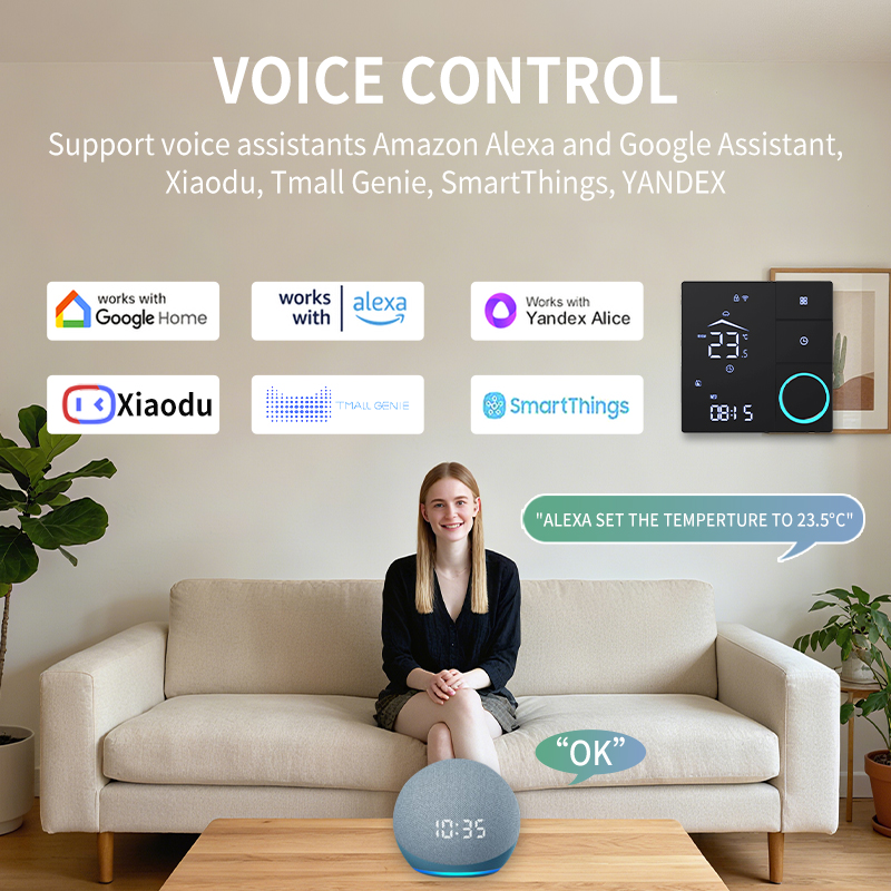 SDM9 LED Knob-Operated थर्मोस्टेट